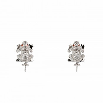 Женские серьги Lancaster JLA-EAR-FROG-1 1,2 cm
