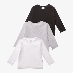 3 PACK - Long sleeved top - white