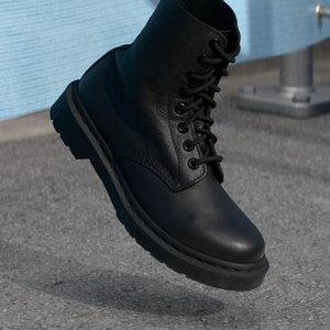 1460 PASCAL MONO - Lace-up ankle boots - black virginia 1460 PASCAL MONO - Lace-up ankle boots - black virginia