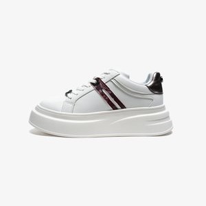 Trainers - white burgundy Trainers - white burgundy