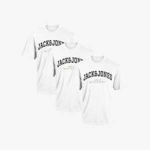 3 PACK - Print T-shirt - weiß 3 PACK - Print T-shirt - weiß