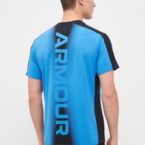 WORDMARK - Sports T-shirt - blue atlantis/black/black WORDMARK - Sports T-shirt - blue atlantis/black/black