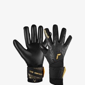 HAND PURE CONTACT INFINITY - Goalkeeping gloves - black gold HAND PURE CONTACT INFINITY - Goalkeeping gloves - black gold
