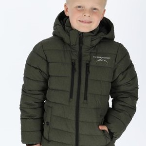 BRANÄS JR - Winter jacket - olive melange BRANÄS JR - Winter jacket - olive melange
