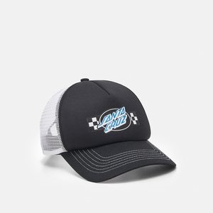 CONTEST OVAL UNISEX - Cap - black/white CONTEST OVAL UNISEX - Cap - black/white