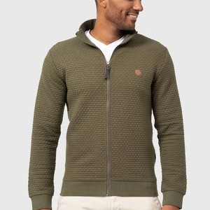 BERMIE - Zip-up sweatshirt - army BERMIE - Zip-up sweatshirt - army