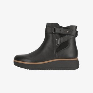 ZYLAH - Platform ankle boots - black leather ZYLAH - Platform ankle boots - black leather
