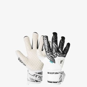 ATTRAKT SPEEDBUMP - Goalkeeping gloves - whit silver black ATTRAKT SPEEDBUMP - Goalkeeping gloves - whit silver black