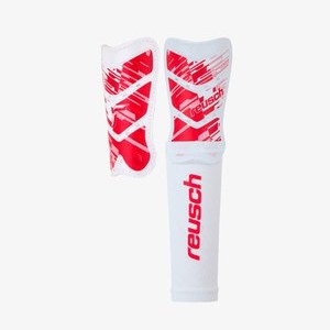 ATTRAKT SUPREME - Shin pads - red  white