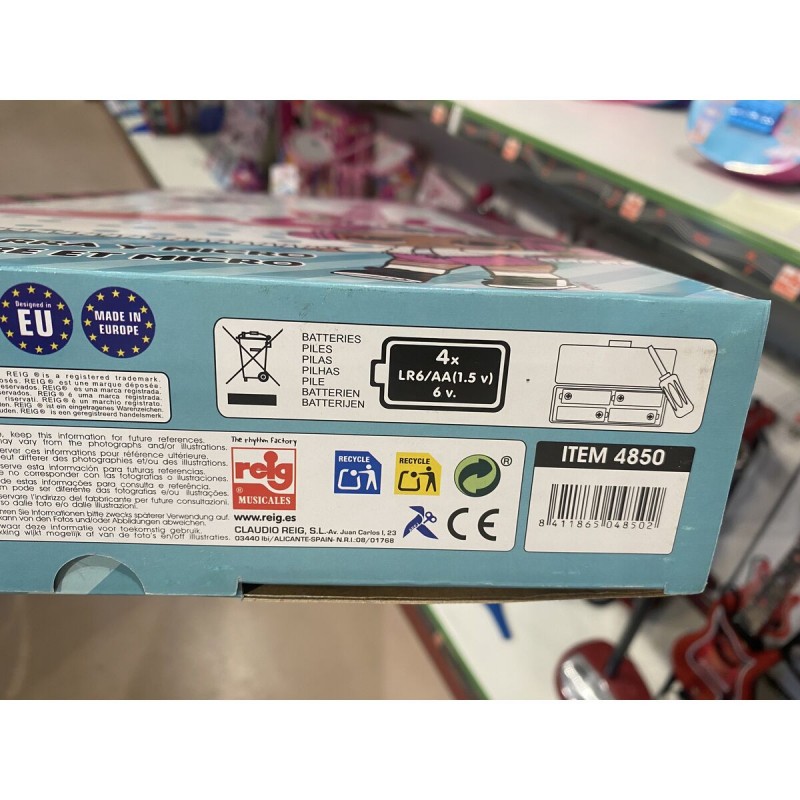 Детская гитара LOL Surprise!   Микрофон Розовый