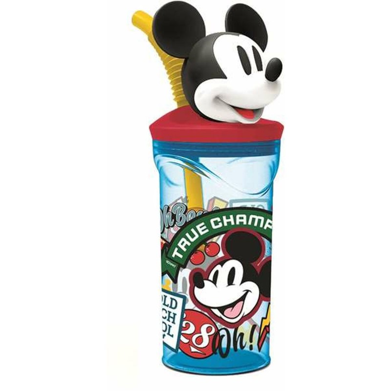 Стакан с Соломинкой Mickey Mouse True Champions 360 ml