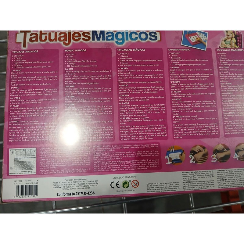 временный татуаж TATUAJES MAGICOS Falomir 11532