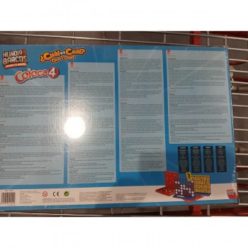 Настольная игра Falomir Coloca 4, Hundir los Barcos y Cuál es cuál (ES)