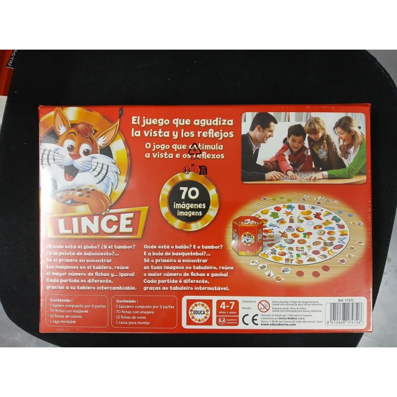Настольная игра Lince 70 Educa (ES-PT)
