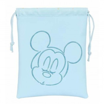 Сумочка для завтрака Mickey Mouse Baby Светло Синий Полиуретан 20 x 25 cm