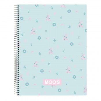 Записная книга на пружине Safta бирюзовый