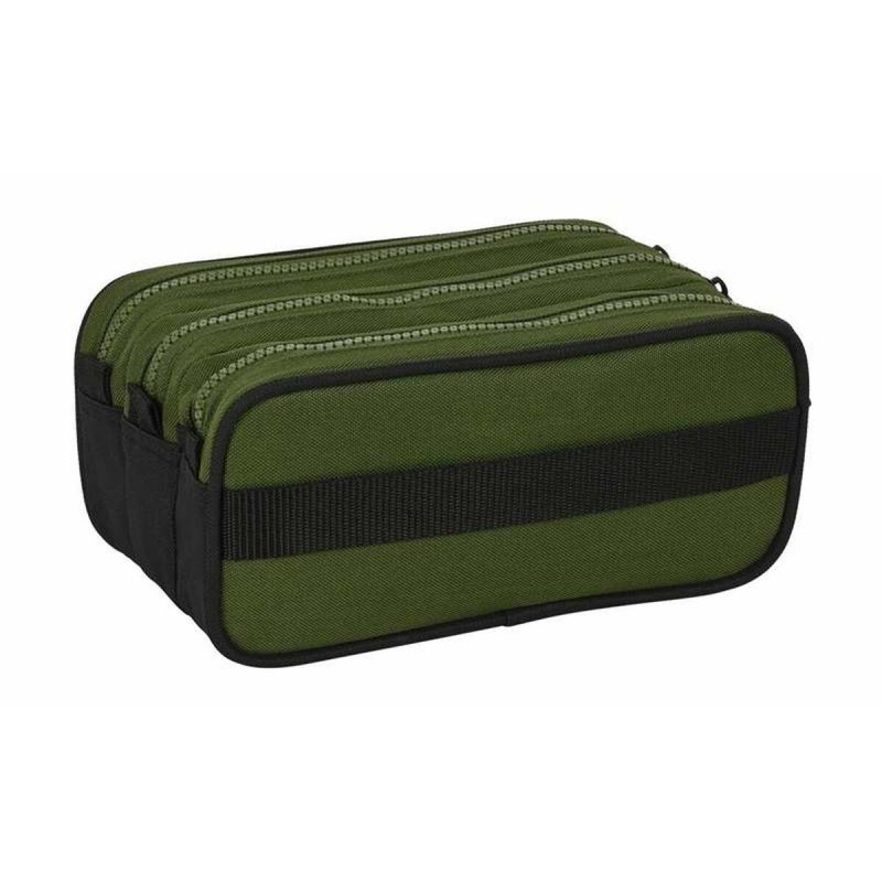 Тройной пенал Safta Dark Forest Зеленый 21,5 x 10 x 8 cm