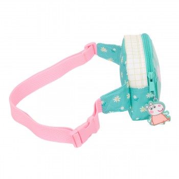 Сумка на пояс Peppa Pig Pretty flowers Жёлтый Мята 14 x 11 x 4 cm