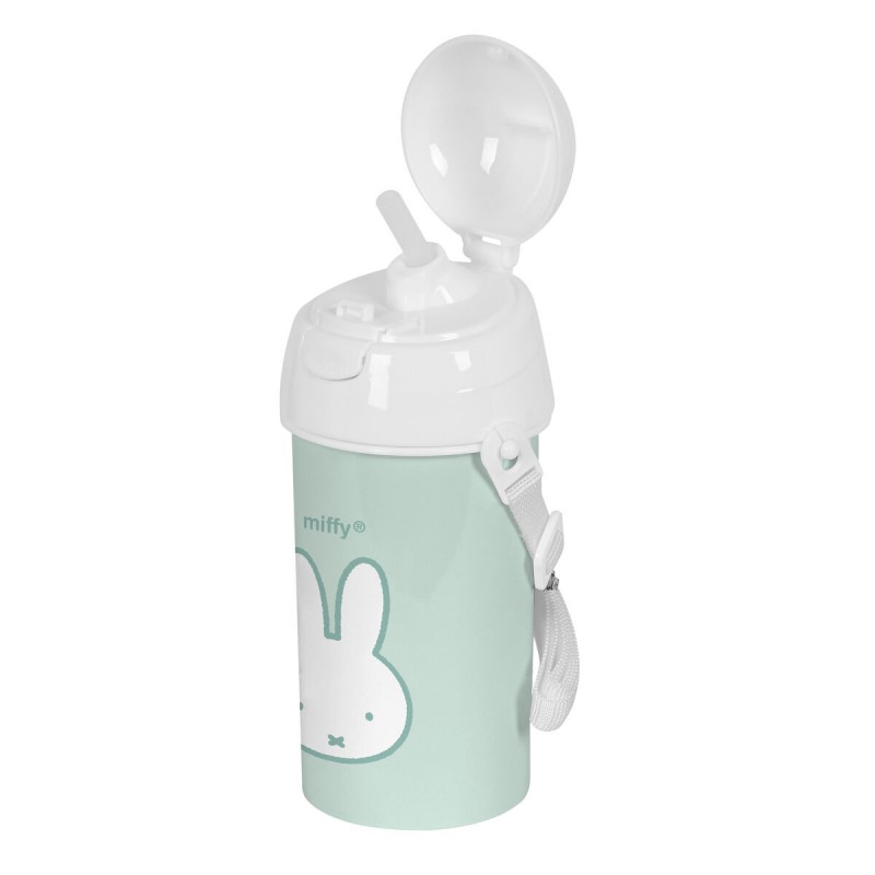 Фляга с крышкой и соломинкой Miffy Menta Мята PVC 500 ml