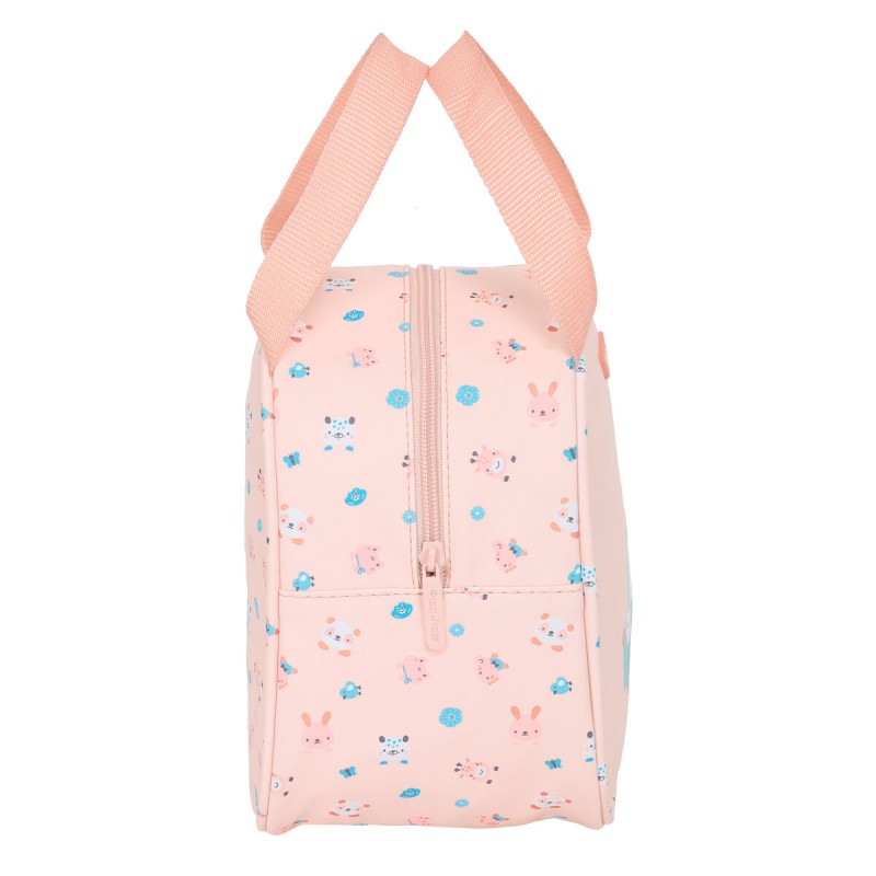 Термическая коробочка для завтрака Safta Jirafa Коралл 19 x 22 x 14 cm