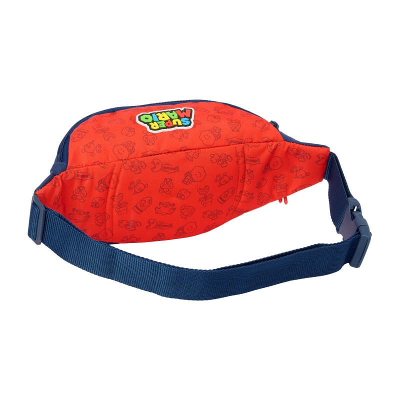 Сумка на пояс Super Mario Trick Красный Темно-синий 23 x 12 x 9 cm