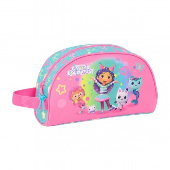 Дорожный несессер Gabby's Dollhouse Confetti Розовый бирюзовый 26 x 16 x 9 cm