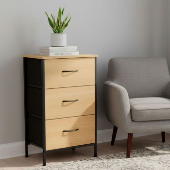 Тумба с ящиками Max Home Чёрный современный 40 X 75 X 30 CM