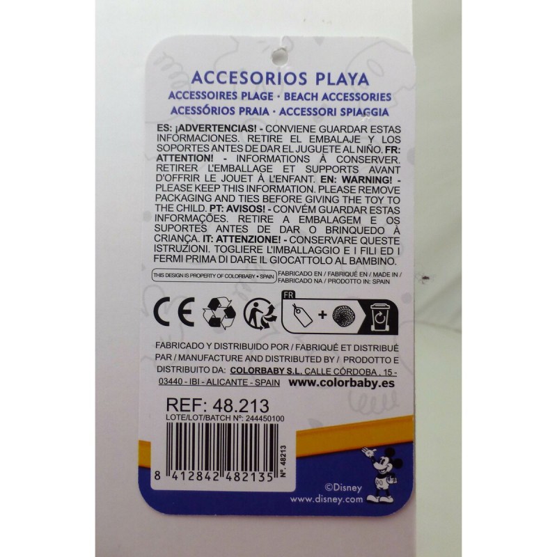 Набор пляжных игрушек Mickey Mouse (6 pcs)