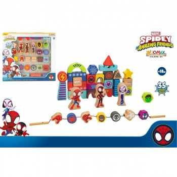 Playset Spidey Amazing Friends & Friends Деревянный 35 Предметы