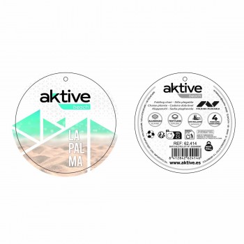 Складной стул Aktive Синий 65 x 60 x 43 cm