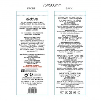 Складной стул Aktive 48 x 50 x 88 cm