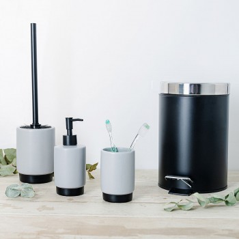 Дозатор мыла Quid Cabinet Серый Керамика