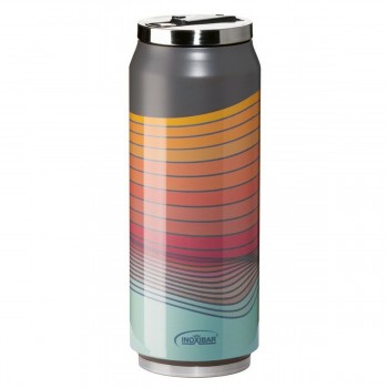 Термос для путешествий Inoxibar 61261 RED WAVES Красный 280 ml