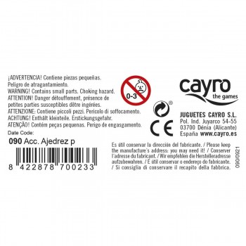 Шахматы Cayro 150.9 Пластик