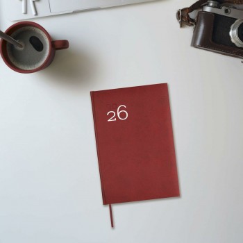 Расписание Finocam DYNAMIC MILANO Бордовый A5 21 x 27 cm 2026