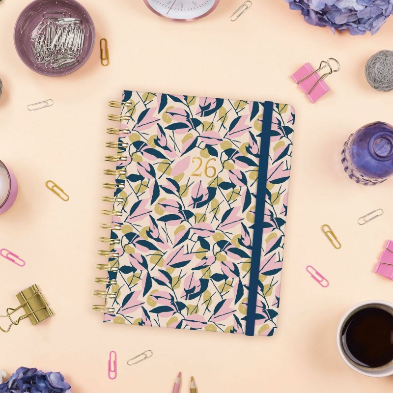 Расписание Finocam YOU A5 15,5 x 21,2 cm Листья 2026