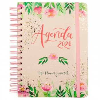 Расписание Finocam THE FLOWER JOURNAL A5 15,5 x 21,2 cm Розовый 2026