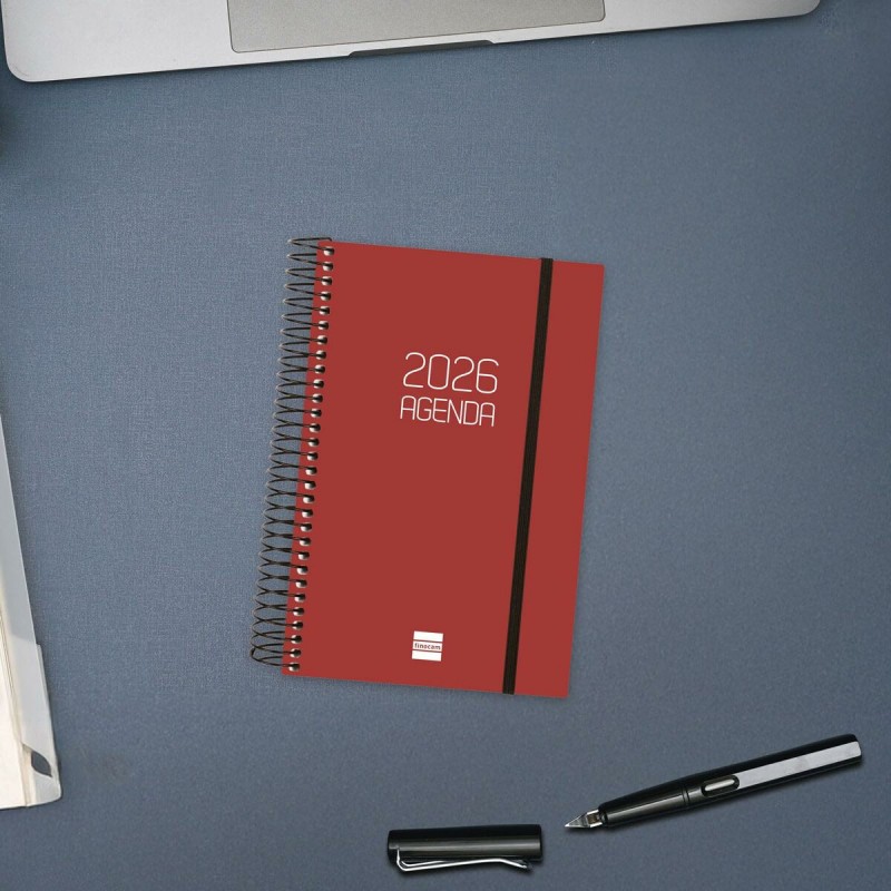 Расписание Finocam OPAQUE Бордовый 11,7 x 18,1 cm 2026