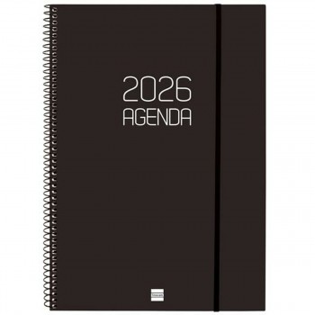 Расписание Finocam OPAQUE Чёрный A4 21 x 29,7 cm 2026