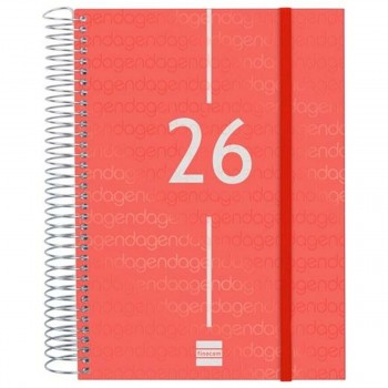 Расписание Finocam YEAR Красный A5 15,5 x 21,2 cm 2026