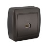 Телефон и ADSL-разъем Solera Mural Графитовый RJ45
