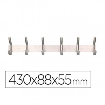 Вешалка Liderpapel PH01 Серебристый Металл