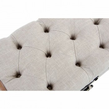 Банкетка DKD Home Decor   Коричневый Чёрный Бежевый Деревянный Деревянный MDF 82 x 42 x 43 cm