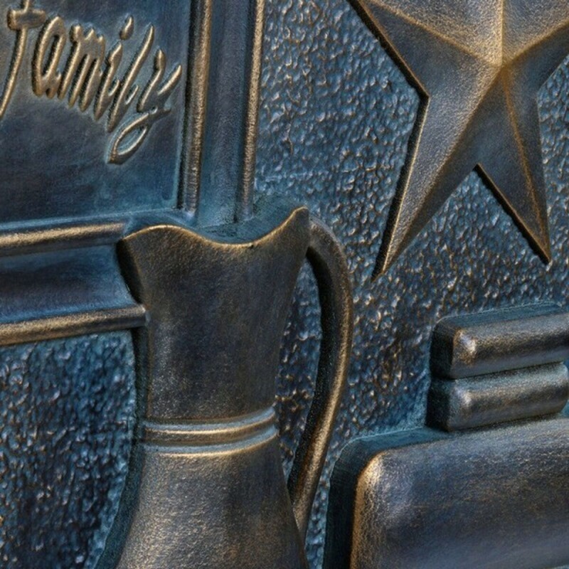 Настенный декор DKD Home Decor Медь 60 x 4 x 40 cm (2 штук) (2 pcs)