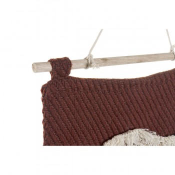 Настенный декор DKD Home Decor Красный Натуральный Boho 45 x 2 x 115 cm