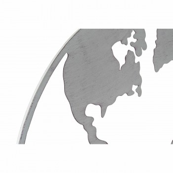 Настенный декор DKD Home Decor Металл Карта Мира (100 x 1 x 100 cm) (3 pcs)