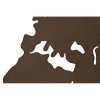Настенный декор DKD Home Decor Металл Карта Мира (100 x 1 x 100 cm) (3 pcs)