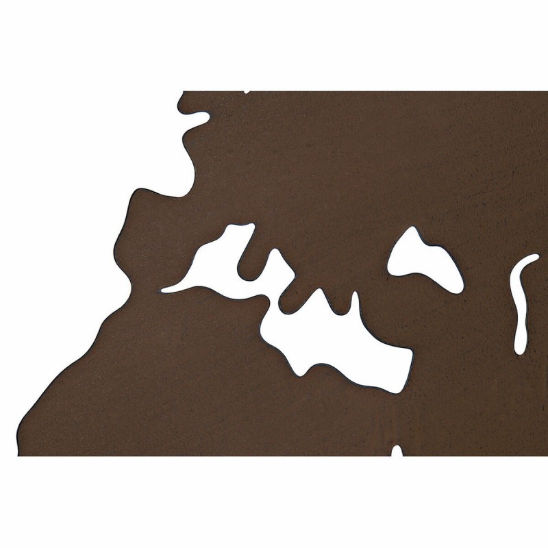 Настенный декор DKD Home Decor Металл Карта Мира (100 x 1 x 100 cm) (3 pcs)