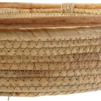 Декор для центра стола DKD Home Decor Коричневый тростник 42 x 42 x 8 cm