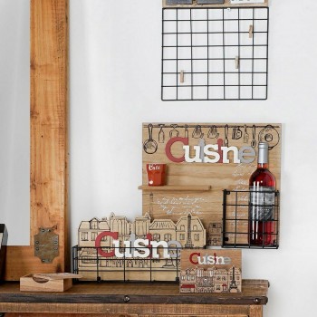 Коробка для салфеток DKD Home Decor Cusine Разноцветный Деревянный Деревянный MDF 16 x 11 x 5 cm